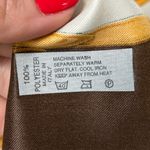 Monaco Monte Carlo Equestrian Scarf – Brown/Gold – 60”x12” Made in Italy Brown Photo 4