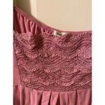 Studio Y Pink lace flutter sleeve Top size L Y2k Photo 1