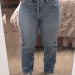 True Grit  American Jeans • 28x28 Button Fly Mom Jean Bootcut Light Wash Photo 0