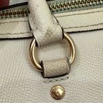 Coach 79946 Rowan Crossgrain Leather Satchel Shoulder Crossbody Bag Chalk / Gold Photo 12