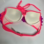 PINK - Victoria's Secret PINK Victoria’s Secret bikini top hot pink size small Photo 5