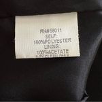 David Meister  Dress Black Sleeveless Bow Waist Sheath Cocktail Dress Size 4 Photo 10