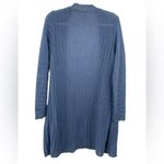Sundance Duster Cardigan Sweater Smoky Blue Size SMALL Nylon Wool Kid Mohair Photo 1