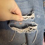 Free People WE THE FREE BLOSSOM RIGID CROP SKINNY DISTRESSED EXPOSED BUTTON FLY 26 HIGH RISE Photo 4