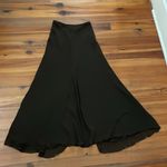 Chetta B Brown Silk Chiffon High Slit Maxi Skirt Womens Size 6 Formal Photo 4