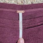 Free People  Babydoll Top Size Medium Oversized Maroon Long Sleeve Knit Blouse Photo 2