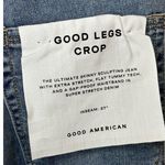 Good American Good Legs Crop Jeans Blue261 High Rise Skinny Sz 6/28 Distressed Photo 4