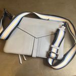 Botkier Gray Chevron Crossbody Bag with Silver Accents Photo 1