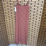 No Boundaries  Orange Floral Maxi Dress Size Small Photo 1