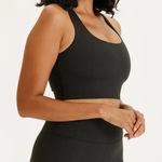 Girlfriend Collective Girlfr Collective Black Paloma‎ Racerback Sports Bra Photo 0