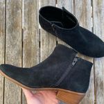 Jack Rogers  Women’s Black Bailee Suede Ankle Bootie wear on inside of boots Photo 5