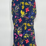 Lands' End Tugless High Neck Swim Dress 12 Long Padded Modest Floral Swimsuit NEW Photo 0