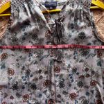 Artesia Women's Top Sleeveless Purple Floral Boho Chic Tie Front Size M EUC Size M Photo 4