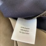 Sahalie Brown and Navy Long Sleeve Dress size m Size M Photo 7