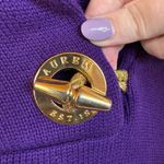 Lauren Ralph Lauren Purple Old Money Country Club Vanderpump Sweater Medium Photo 2