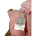 Lovers + Friends Lovers Friends Mini Dress Womens XS Pink White Striped Tiered Lace Up Coquette Photo 4