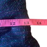 Harlyn XS Navy Pink Metallic Halter Cowl Neck Jumpsuit Glam Party Dressy NYE NWT Blue Photo 13