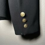 French Connection black with gold accent blazer women’s size small 6 Photo 8