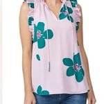 Kate Spade | Grand Flora Tie Neck Shell Top, Size S Photo 0