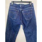 Halogen Women's Size: 8 Regular Dark Wash Mid-Rise Button Fly Straight Leg Jeans Photo 12