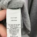 Heather Grey Long Sleeve Twist Front Long Sleeve Top Women's Size Medium M Gray Photo 9