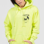 Flag Nor Fail Unisex New Warehouse Hoodie in Neon Yellow/Green Size Small Yellow Photo 0