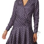 JONATHAN SIMKHAI Scarf Print Ruffle Dress Faux Wrap Classic Print Size 6 Photo 1