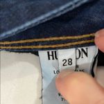 Hudson Jeans  Blue Skinny Straight Leg Denim Photo 7