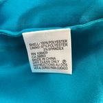 Tahari Blue Teal Ombre Chiffon Cape Overlay Shift Dress size 8 Photo 9