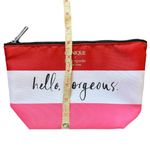 Clinique  x Kate Spade Hello Gorgeous Pink, Red, White Makeup Bag Photo 3