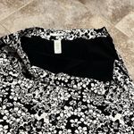 Liz Claiborne Liz Golf Skort Cotton Poly Spandex Size 6 Black White Floral Stretch Mid Rise Photo 4
