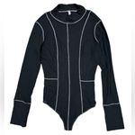 Free People  To The Run Ribbed Bodysuit Photo 2