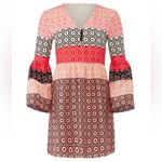 Derek Lam  10 Crosby 100% Silk Carnation V-Neck Dress‎ - 6 Photo 3