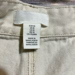 H&M Wide Leg Cream Cargo Pants Size 10 Photo 4