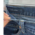 Lucky Brand  Sofia skinny dark wash raw hem low rise size 0/25 coastal nautical Photo 5