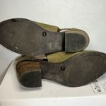 Lucky Brand Barimo Open Toe Leather Bootie Olive Casual Classic Comfy Style Summer Photo 4