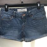 H&M  L.O.G.G. 5-Pocket Raw Hem Rolled Cuffed Denim Jean Shorts Photo 3