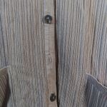 Chico's  Flat-Back Ribbed Cardigan Tan Casual Office Size XL Photo 6