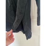 Athleta women's oversized 100% silk button down shirt — small Photo 4