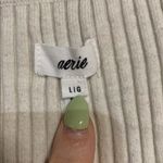 Aerie  RIBBED STRETCHY POLO CREAM LARGE Photo 1