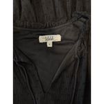 TALULAH Womens Dress Black Mini Layered Ruffle Swiss Dot V Neck Fit Flare Small Photo 2