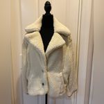 Free People Sz S Joplin Cozy Warm Teddy Ivory Winter Faux Sherpa Jacket Rtl $198 Photo 4