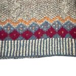 Vintage Renny Handknit Sweater 100% Shetland Wool Earthy Medium Brown Photo 3