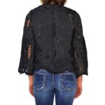 Bishop and Young  PALERMO FLARE SLEEVE TOP Sz M Sheer Elegant Party Holiday Photo 1