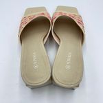 Vivaia Women Beige & Pink Knit Square Photo 6