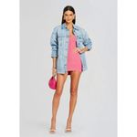 SER.O.YA Yonit Tank Dress in Watermelon Medium Womens Knit Distressed Mini Pink Photo 11