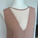 Silence + Noise Urban Outfitters  Mini Dress V Neck Mesh Cutout Sleeveless Shift Photo 7