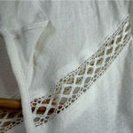 Free People NWT Large Tie Sleeve Peasant Long Tunic Boho Blouse Top Dress Rayon Photo 3