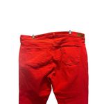 Levi's  Legging Red High‎ Rise Denim Stretch Jegging Jeans Women Sz Plus US 24 W Photo 2