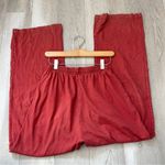 Brandy Melville Sweatpants pull on wide leg womens Red (one size) loungewear Photo 4